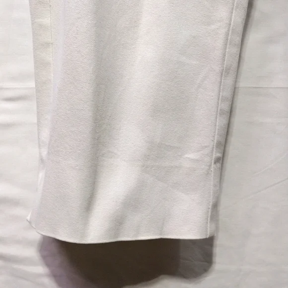 Chico's Cropped Pants Women's L White Tapered Minimalist Summer Business Career - Picture 4 of 7